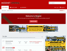 Tablet Screenshot of mognetcentral.com